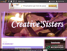 Tablet Screenshot of creativesisters.over-blog.com