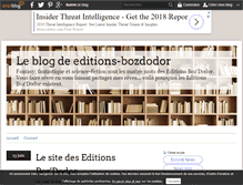Tablet Screenshot of editions-bozdodor.over-blog.com