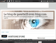 Tablet Screenshot of gazette13.over-blog.com