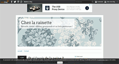 Desktop Screenshot of chez-la-rainette.over-blog.com