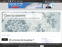 Tablet Screenshot of chez-la-rainette.over-blog.com