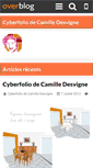 Mobile Screenshot of cyberfolio.over-blog.com
