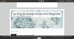Desktop Screenshot of manga-4ever.over-blog.com