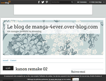 Tablet Screenshot of manga-4ever.over-blog.com