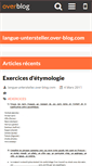 Mobile Screenshot of langue-untersteller.over-blog.com