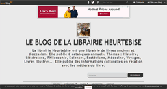 Desktop Screenshot of librairieheurtebise.over-blog.com