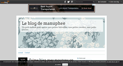 Desktop Screenshot of manuphee.over-blog.com