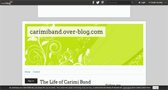 Desktop Screenshot of carimiband.over-blog.com