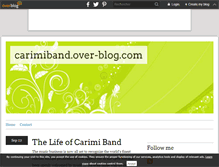 Tablet Screenshot of carimiband.over-blog.com