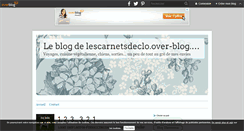 Desktop Screenshot of lescarnetsdeclo.over-blog.com