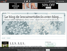 Tablet Screenshot of lescarnetsdeclo.over-blog.com