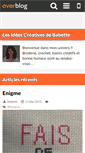 Mobile Screenshot of lesideescreativesdebabette.over-blog.com