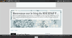 Desktop Screenshot of bde-efap-paris.over-blog.fr