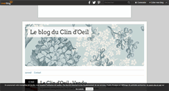 Desktop Screenshot of leclindoeil.over-blog.fr
