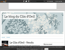 Tablet Screenshot of leclindoeil.over-blog.fr