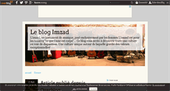 Desktop Screenshot of imzad.over-blog.com