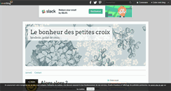 Desktop Screenshot of lebonheurdespetitescroix.over-blog.fr