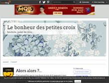 Tablet Screenshot of lebonheurdespetitescroix.over-blog.fr