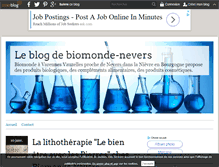 Tablet Screenshot of biomonde-nevers.over-blog.com