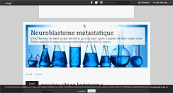 Desktop Screenshot of neuroblastomemetastatique.over-blog.fr