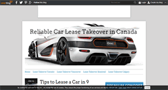 Desktop Screenshot of car-lease-takeover-canada.over-blog.com