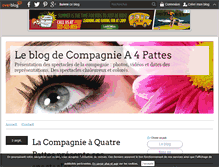 Tablet Screenshot of compagniea4pattes.over-blog.com