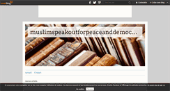 Desktop Screenshot of muslimspeakoutforpeaceanddemocracy.over-blog.com