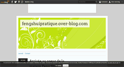 Desktop Screenshot of fengshuipratique.over-blog.com