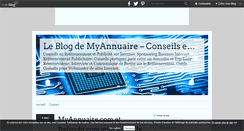 Desktop Screenshot of myannuaire.over-blog.com