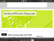 Tablet Screenshot of loichuc2011.over-blog.com