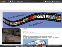 Tablet Screenshot of gourmandises-stephanie.over-blog.com