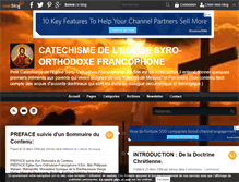 Tablet Screenshot of catechisme.syro-orthodoxe-francophone.over-blog.com