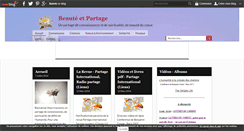 Desktop Screenshot of beauteetpartage.over-blog.com