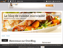 Tablet Screenshot of cuisine.marocaine.over-blog.com
