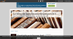 Desktop Screenshot of lapuissancedelampoule.over-blog.com