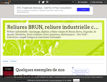 Tablet Screenshot of brunreliures.reliure.industrielle.over-blog.com