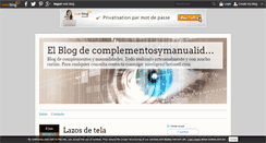 Desktop Screenshot of complementosymanualidades.over-blog.com