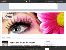Tablet Screenshot of klem.over-blog.fr