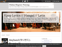 Tablet Screenshot of korean-lyrics.over-blog.com