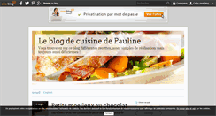 Desktop Screenshot of cuisinedepauline.over-blog.com
