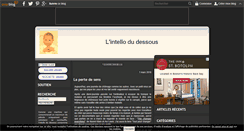 Desktop Screenshot of intellodudessous.over-blog.com