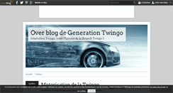 Desktop Screenshot of generation-twingo.over-blog.com