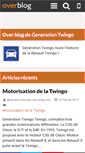 Mobile Screenshot of generation-twingo.over-blog.com