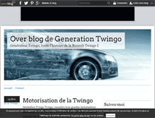 Tablet Screenshot of generation-twingo.over-blog.com