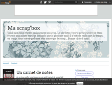 Tablet Screenshot of lescrapdelaure.over-blog.com