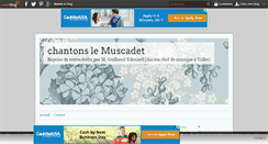 Desktop Screenshot of chantonslemuscadet.over-blog.com