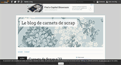 Desktop Screenshot of carnetsdescrap.over-blog.com
