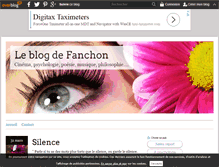 Tablet Screenshot of fanchon.over-blog.fr