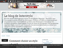 Tablet Screenshot of interstylo.com.over-blog.com