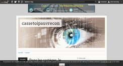 Desktop Screenshot of cassetoipauvrecon.over-blog.com